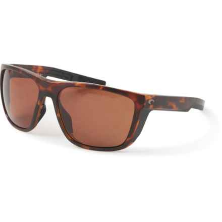 Costa Ferg Sunglasses - Polarized 580P Lenses (For Men) in Matte Tortoise/Copper