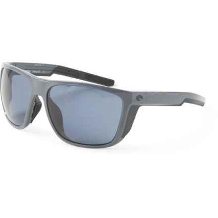 Costa Ferg XL Sunglasses - Polarized 580P Lenses (For Men) in Shiny Grey/Grey