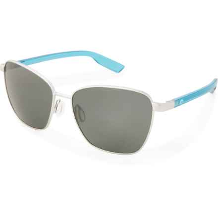 Costa Paloma Sunglasses - Polarized 580G Lenses in Brushed Silver/Gray