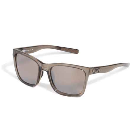 Costa Panga Sunglasses - Polarized 580G Lenses in Shiny Taupe Crystal/Copper Silver Mirror 580G