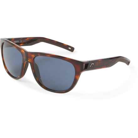 Costa Pilothouse Sunglasses - Polarized 580P Mirror Lenses (For Men and Women) in Tortoise