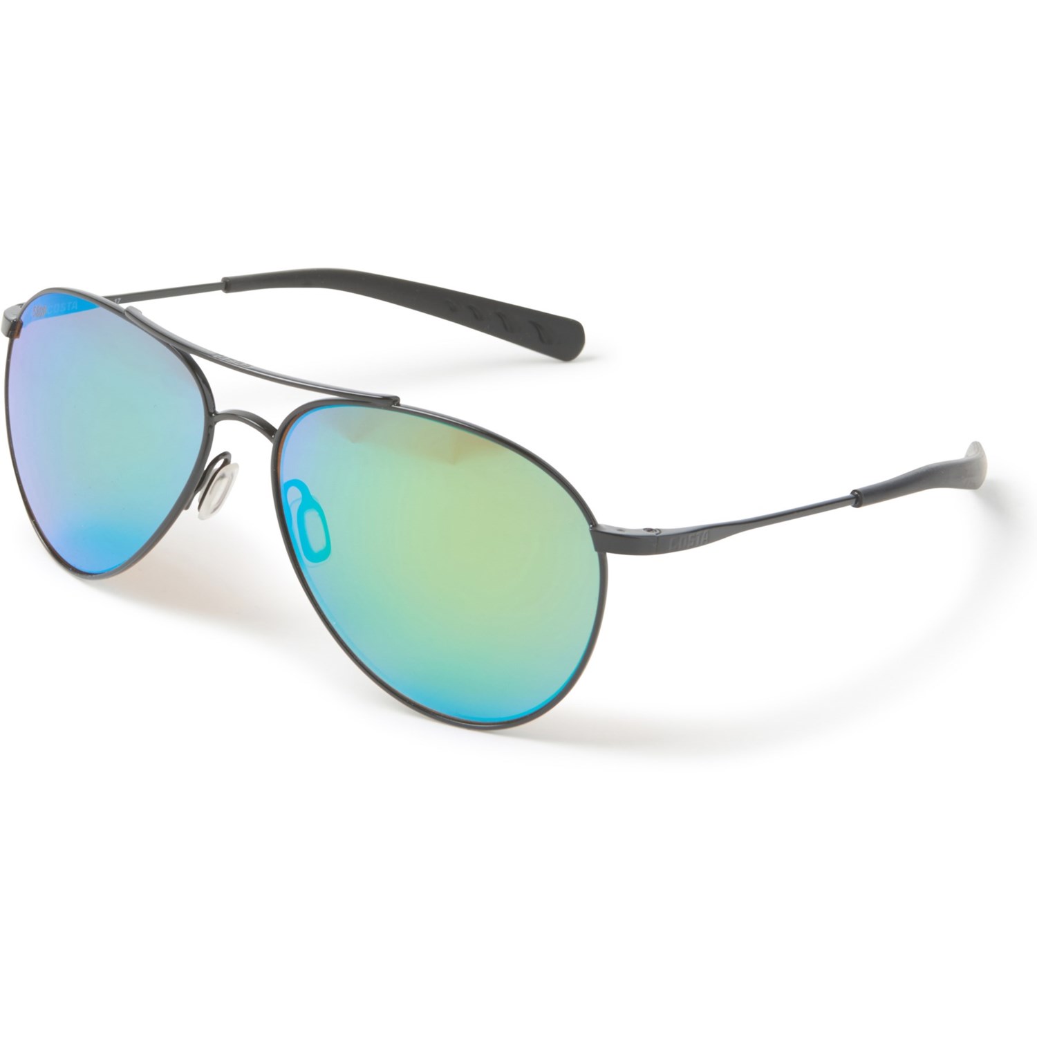 mens green mirrored sunglasses