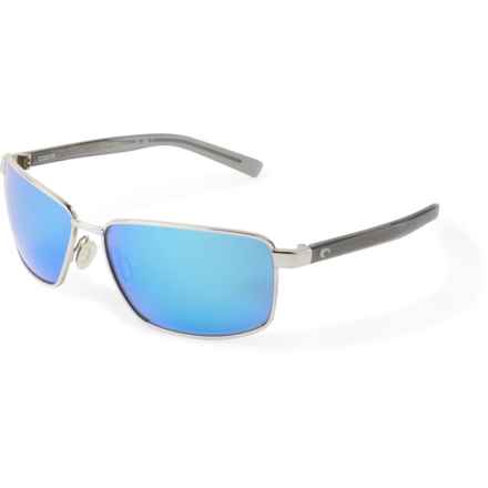 Costa Ponce Sunglasses - Polarized 580G Mirror Lenses (For Men) in Shiny Silver