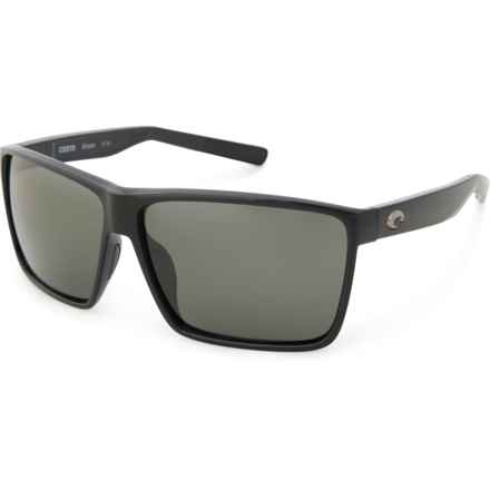 Costa Rinconcito Sunglasses - Polarized 580P Lenses in Shiny Black/Gray