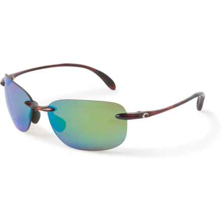 Costa Seagrove Sunglasses - Polarized 580P Mirror Lenses (For Men and Women) in Green Mirror