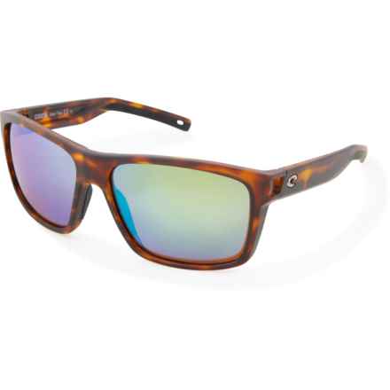 Costa Slack Tide Sunglasses - Polarized 580G Mirror Lenses in Matte Tortoise/Green Mirror