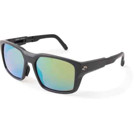 Costa Tailwalker Sunglasses - Polarized 580G Glass Mirror Lenses (For Men and Women) in Matte Black