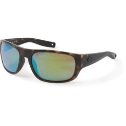 Costa Tico Sunglasses - Polarized 580G Mirror Lenses (For Men and Women) in Green Mirror 580G