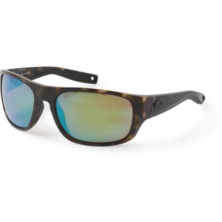 Costa Tico Sunglasses - Polarized 580G Mirror Lenses (For Men and Women) in Green Mirror 580G