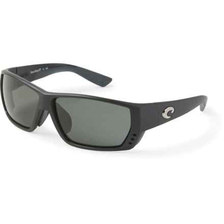 Costa Tuna Alley OmniFit Sunglasses - Polarized 580G Mirror Lenses (For Men and Women) in Gray 580G