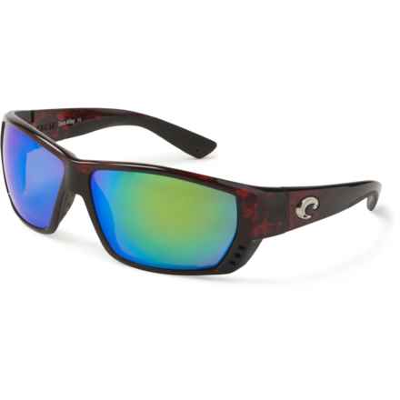 Costa Tuna Alley Sunglasses - Polarized 580G Mirror Lenses in Tortoise/Green Mirror 580G