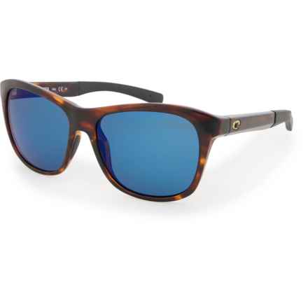 Costa Vela Sunglasses - Polarized Mirror 580P Lenses in Blue Mirror