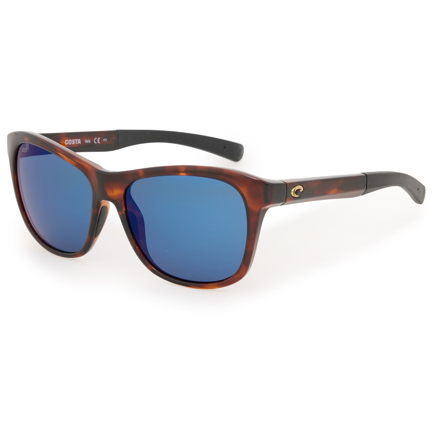 (取寄) コスタ ヴェラ サングラス - ポーラライズド ミラー 580P レンジズ Costa Vela Sunglasses - Polarized Mirror 580P Lenses  Shiny Tortoise/Blue Mirror Costa Vela Sunglasses - Polarized Mirror 580P Lenses - Save 47%