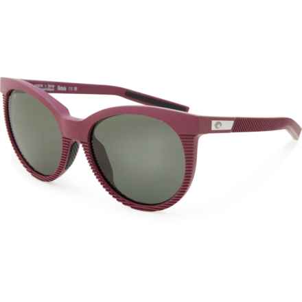Costa Victoria Sunglasses - Polarized 580G Lenses in Net Plum/Gray