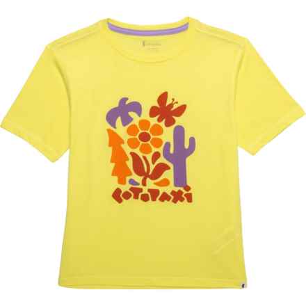 Cotopaxi Big Girls Day Hike T-Shirt - Short Sleeve in Lemonade
