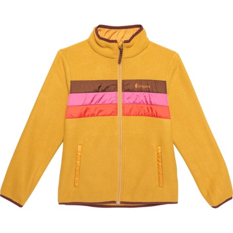 Cotopaxi Big Girls Teca Full-Zip Fleece Jacket in Golden Embers