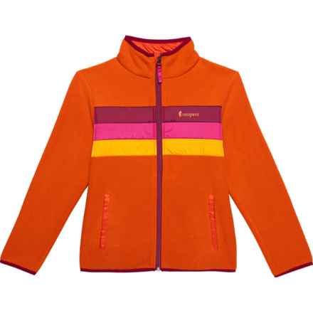 Cotopaxi Big Kids Teca Fleece Jacket - Full Zip in Sunburn