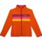 Cotopaxi Big Kids Teca Fleece Jacket - Full Zip in Sunburn