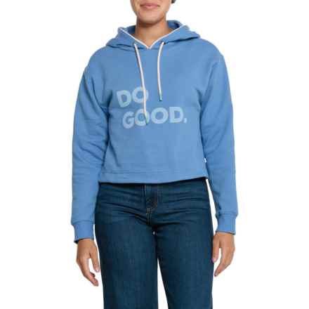 Cotopaxi Do Good Crop Hoodie in Lupine