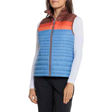 Cotopaxi Fuego Down Vest - 800 Fill Power in Acorn & Lupine