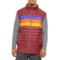 Cotopaxi Fuego Down Vest - 800 Fill Power in Burgundy Stripes