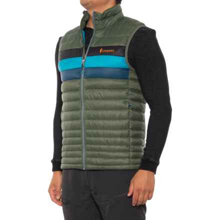 Cotopaxi Fuego Down Vest - 800 Fill Power in Spruce Stripes
