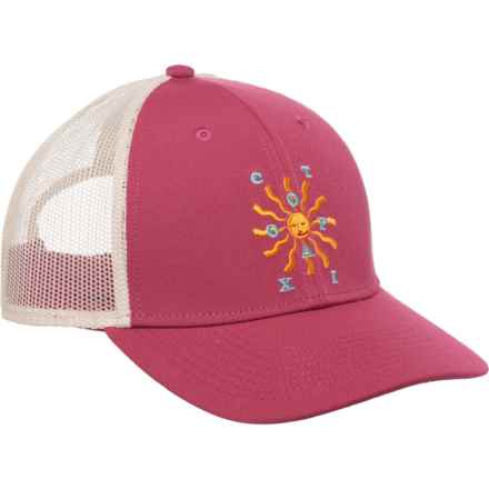 Cotopaxi Happy Day Trucker Hat (For Women) in Raspberry