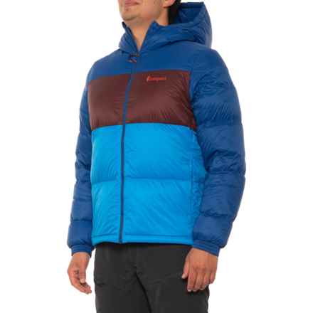 Cotopaxi Solazo Hooded Down Jacket - 600 Fill Power in Pacific & Saltwater