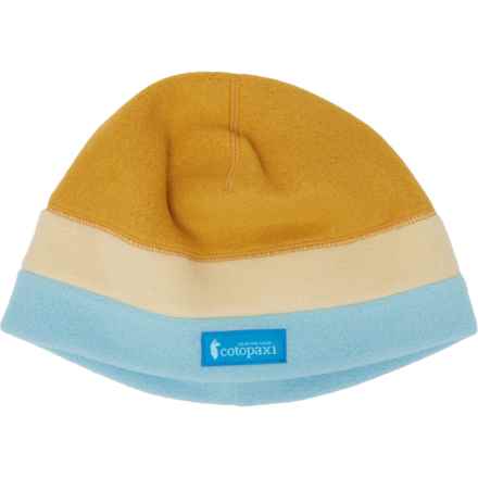 Cotopaxi Teca Fleece Beanie (For Women) in Amber Stripes