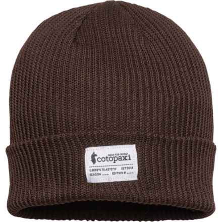 Cotopaxi Wharf Patch Beanie (For Men and Women) in Black Iris - Closeouts