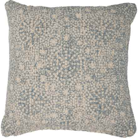 Cotton Collection Oracle Medallion Throw Pillow - 22x22” in Chambray Blue