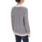 274KM_2 Cotton Country Sock Sweater - Zip Neck (For Women)