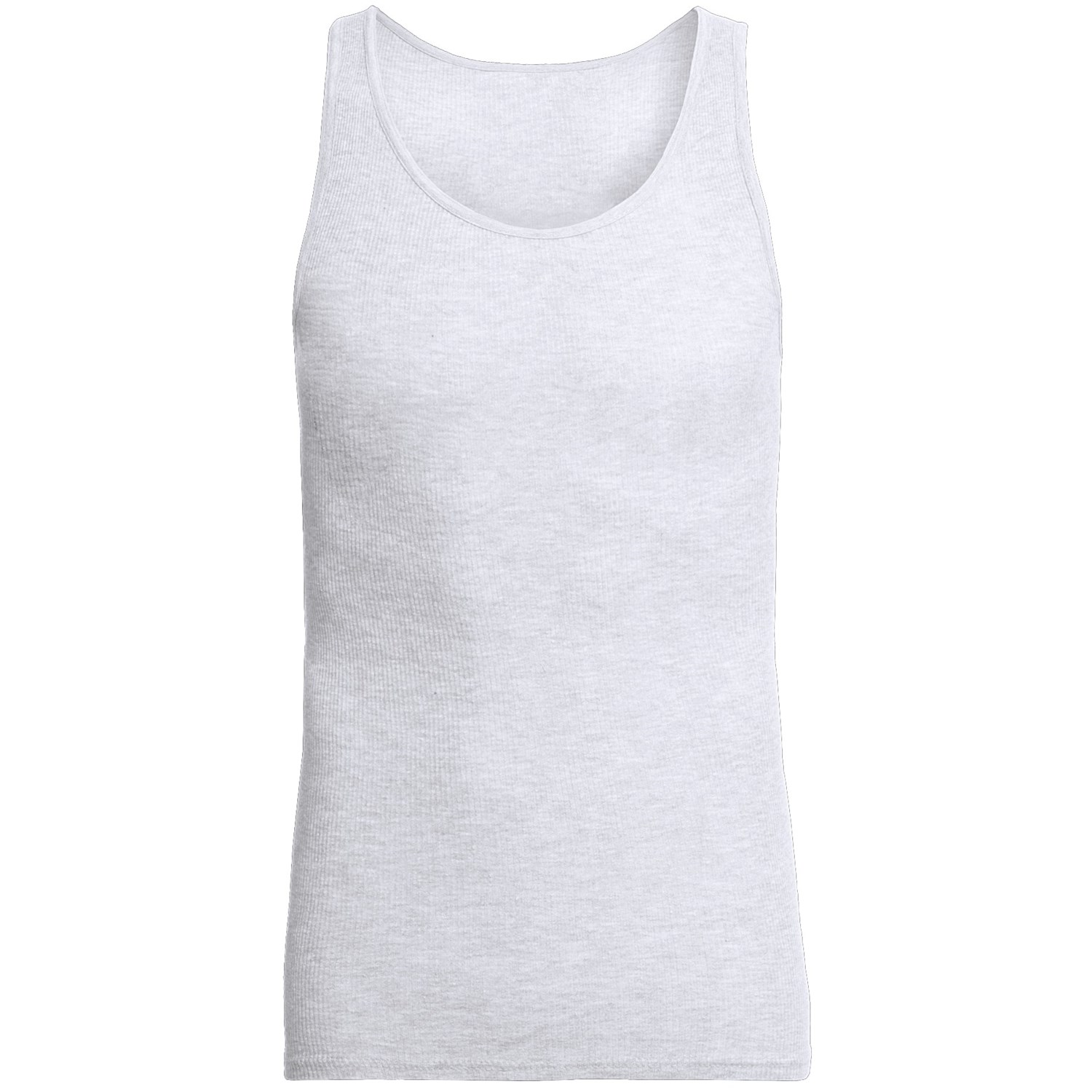 Cotton Ribbed Tank Tops - 3-Pack (For Men) - Save 44%