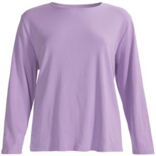 Cotton Shirt - Long Sleeve (For Plus Size Women) in Lavendar - 2nds