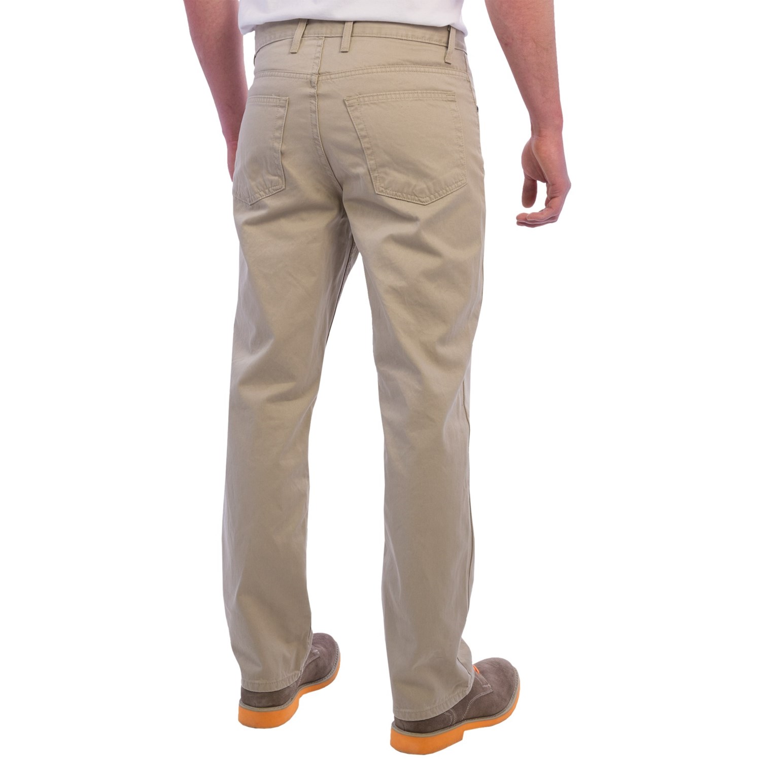 Cotton Twill 5-Pocket Pants (For Men) 9120P - Save 64%