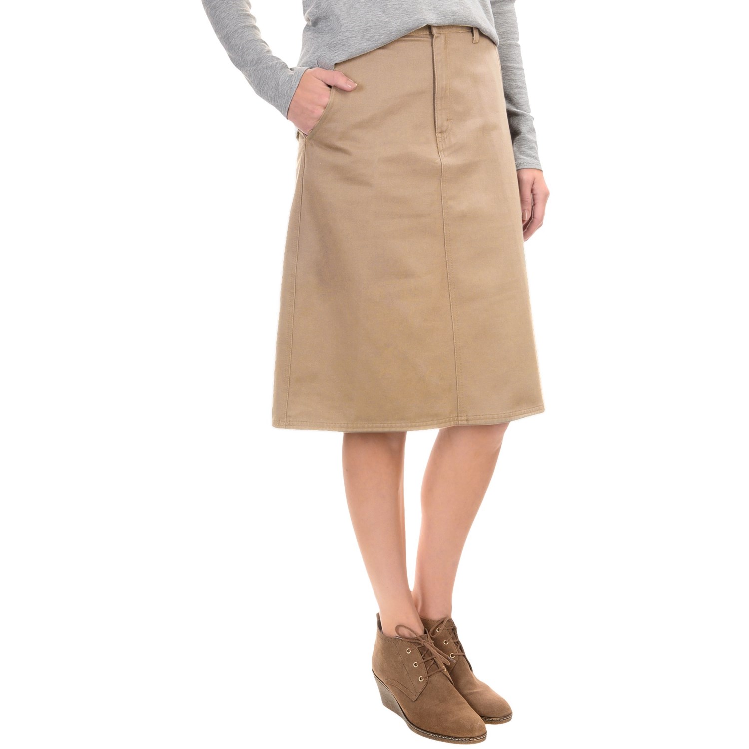 Cotton Twill Skirt (For Women) - Save 75%