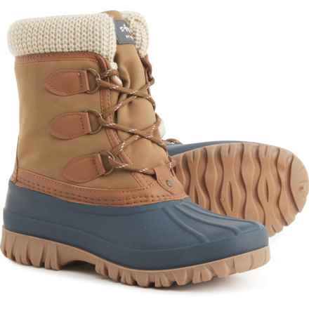 Cougar Candy Sweater Pac Boots - Waterproof (For Women) in Navy/Chestnut