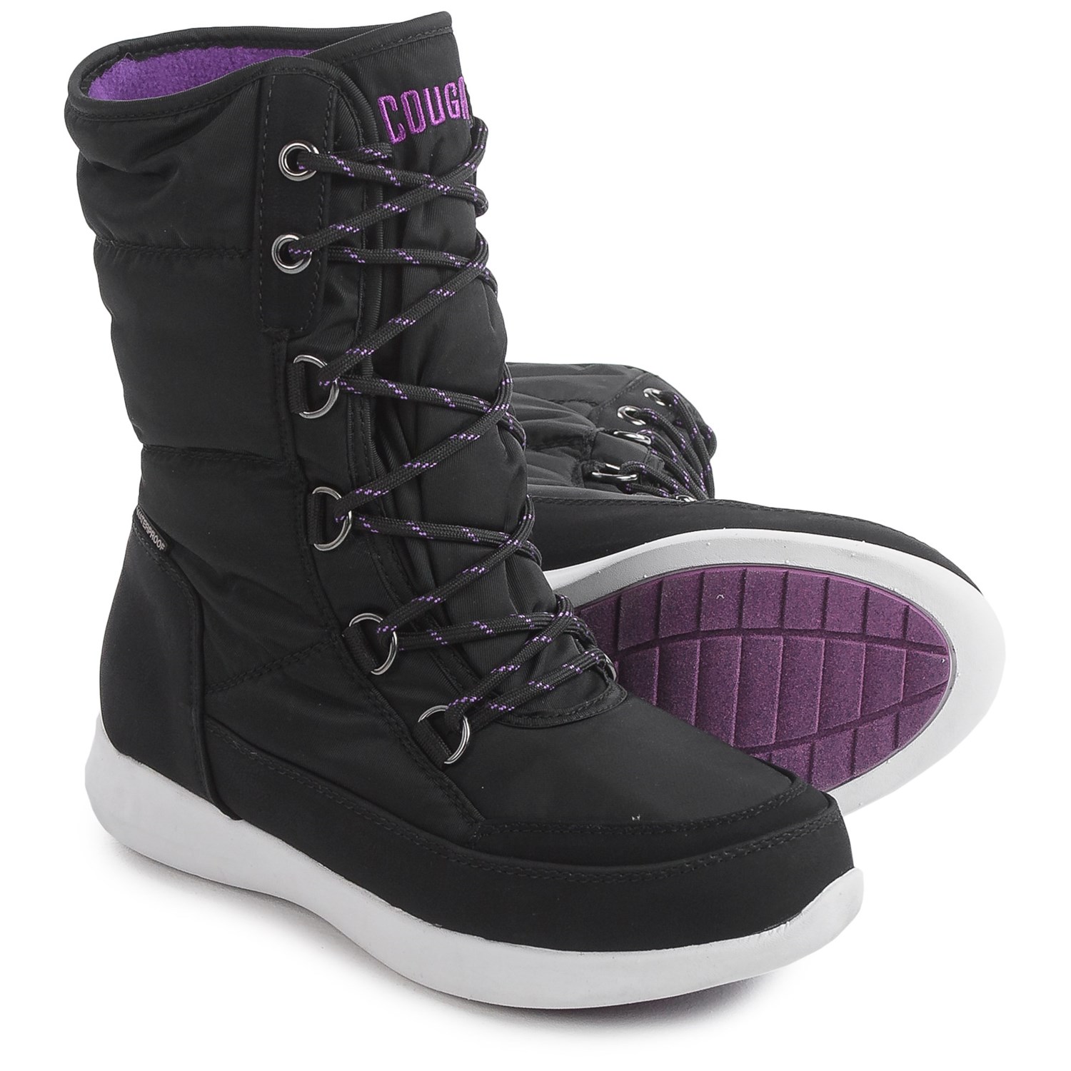 cougar women's waterproof insulated suede tall boots