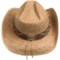 6680A_2 Cov-ver Thick-Braided Raffia Cowboy Hat (For Women)
