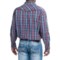 123RJ_2 Cowboy Up Cotton Vintage Plaid Shirt - Snap Front, Long Sleeve (For Men)