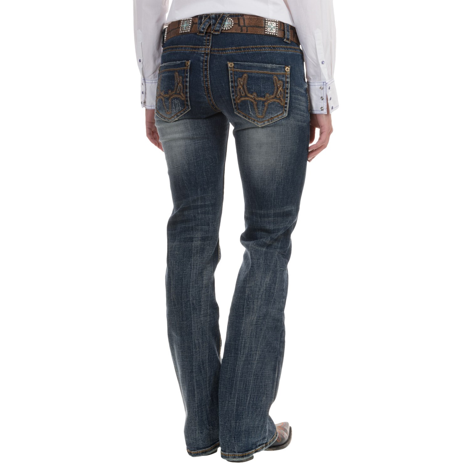 Cowgirl Up Hunter Bootcut Jeans (For Women) - Save 41%