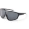 Coyote Eyewear Anaconda Sunglasses - Polarized Mirror Lens (For Men and Women) in Black/Gray