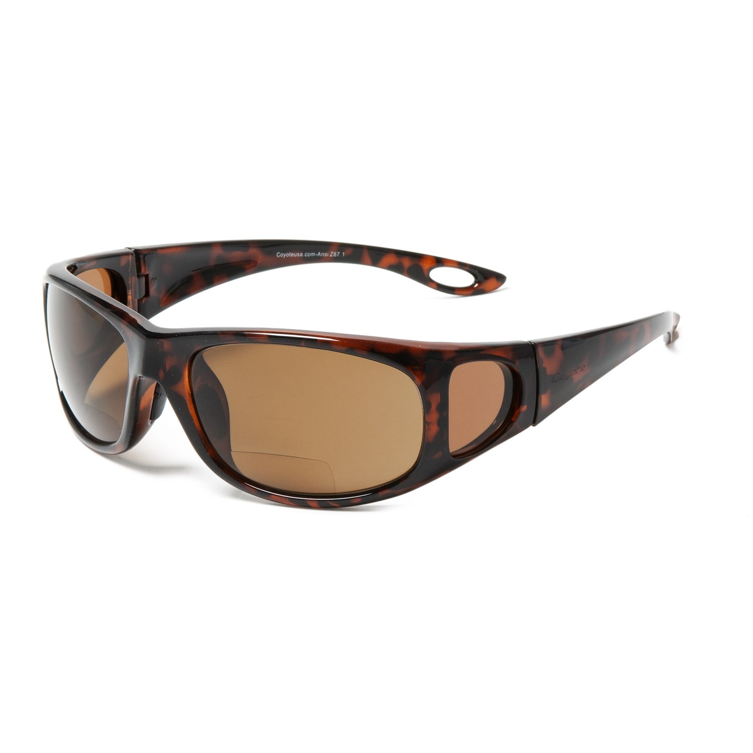 Coyote Eyewear BP17 Reader Sunglasses Polarized, BiFocal