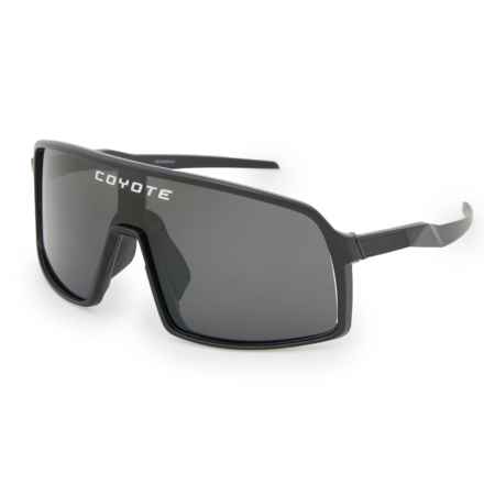 Coyote Eyewear Python Sunglasses - Polarized in Black/Gray Lens - Closeouts
