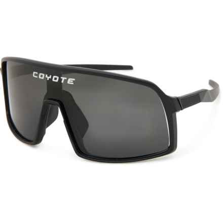 Coyote Eyewear Python Sunglasses - Polarized Mirror Lens in White/Red Mirror Lens - Closeouts