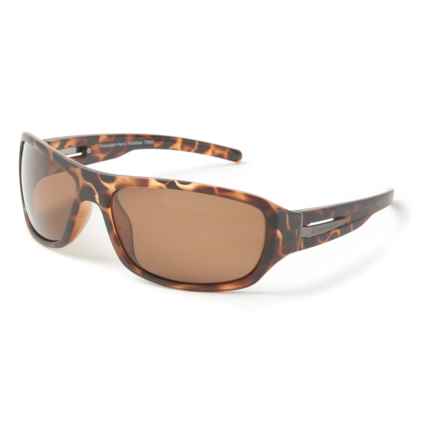 Coyote Eyewear Sonoma Sunglasses - Polarized (For Men and Women) in M.Blk/Gold/Brn