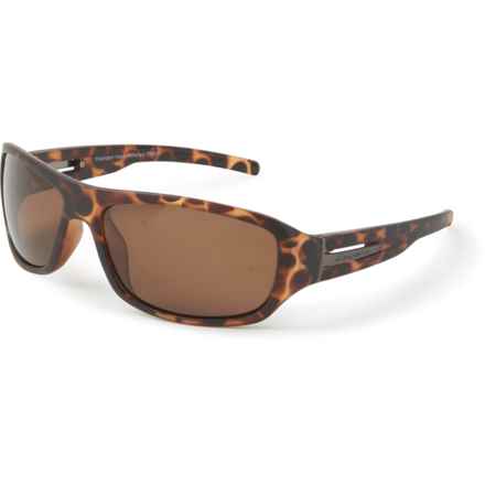 Coyote Eyewear Sonoma Sunglasses - Polarized (For Men and Women) in M.Blk/Gold/Brn