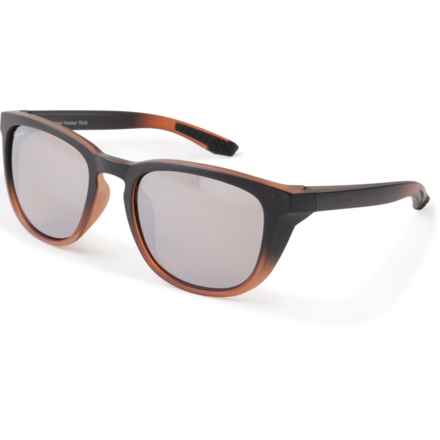 Coyote Offshore Sunglasses - Polarized Mirror Lenses (For Men and Women) in Black/Brown/Silver