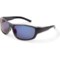 Coyote Salty Sunglasses - Polarized Mirror Lenses (For Men and Women) in Black/Gray/Blue