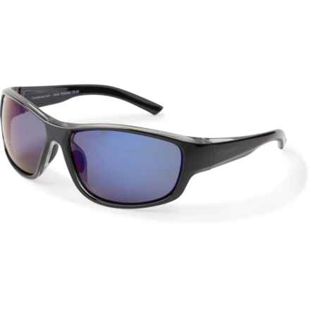 Coyote Salty Sunglasses - Polarized Mirror Lenses in Black/Gray/Blue